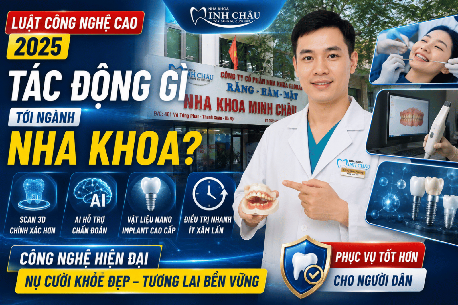 Vì sao Luật Công nghệ cao 2025 lại tác động đến ngành nha khoa...?